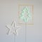 Hello Honey® 12.25" White Wire Tree Wall Décor with LED Light
